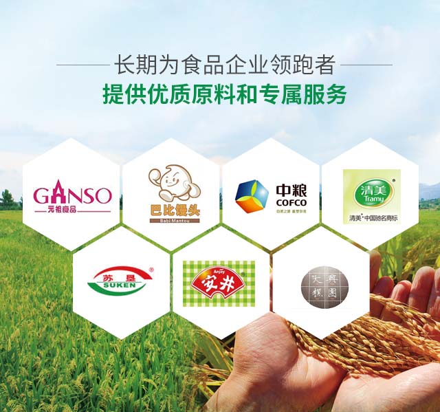 长期为食品行业10大品牌提价糯米糯米粉原料